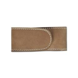 &Eacute;tui Pielcu cuir doubl&eacute; marron 18