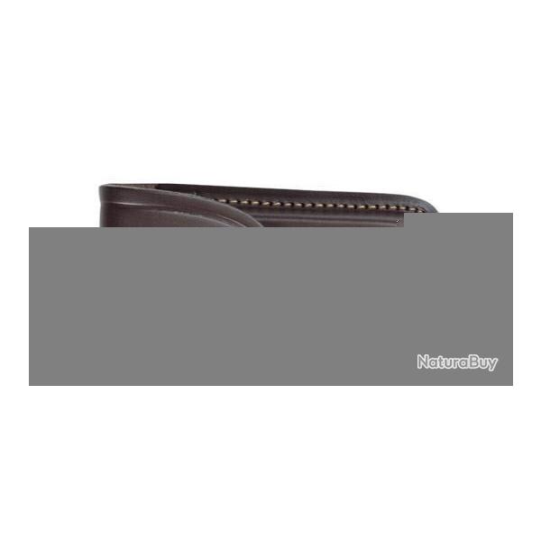 tui Pielcu cuir moul doubl marron fonc