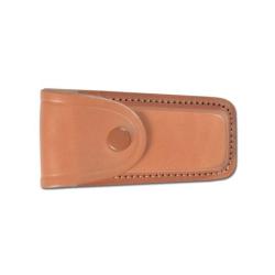 &Eacute;tui Pielcu cuir moul&eacute; doubl&eacute; marron clair