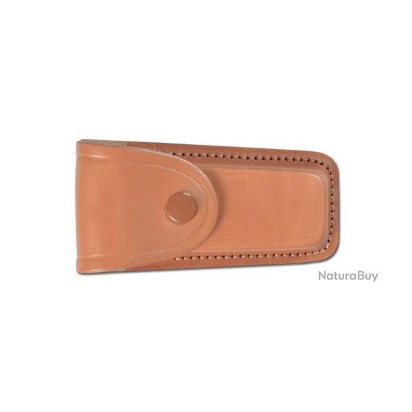 �tui Pielcu cuir moul� doubl� marron clair