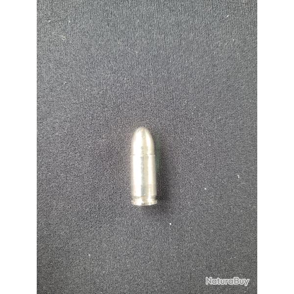 Cartouche inerte acier de manipulation 9x19