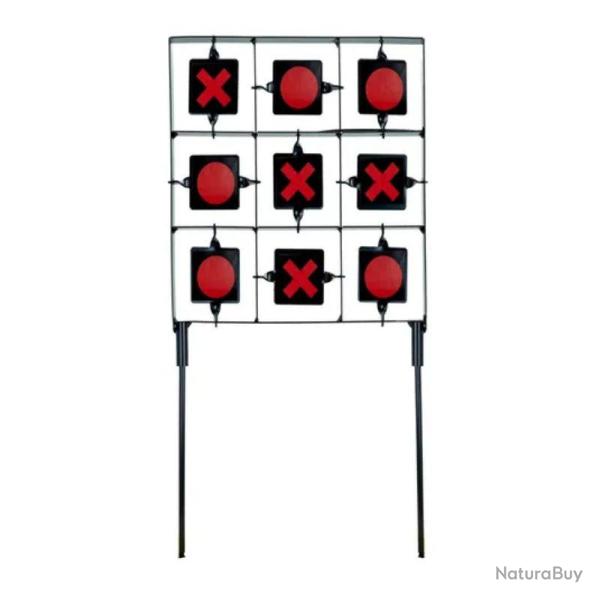 CIBLES DE TIR METAL TIC-TAC-TOE