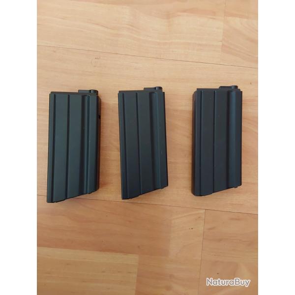 3 chargeurs mid-cap FAMAS m�tal - airsoft