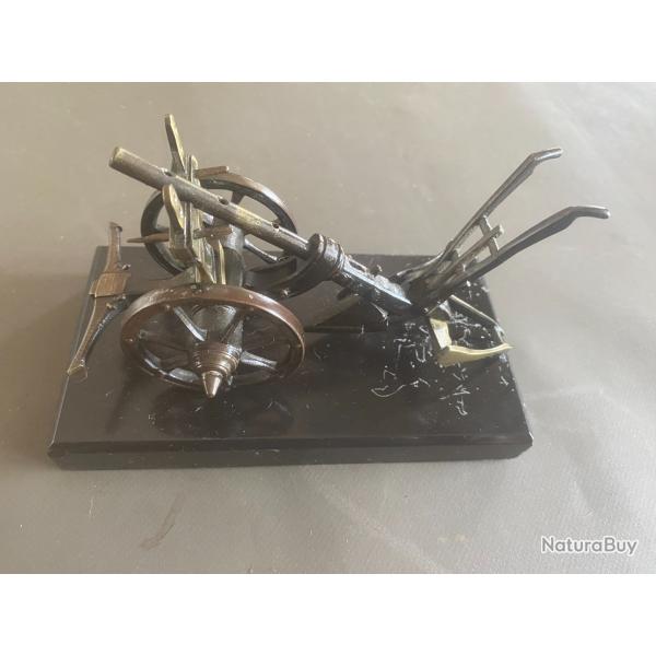 Maquette d'un canon du XVII si�cle  ( ma r�f : 578 �� )