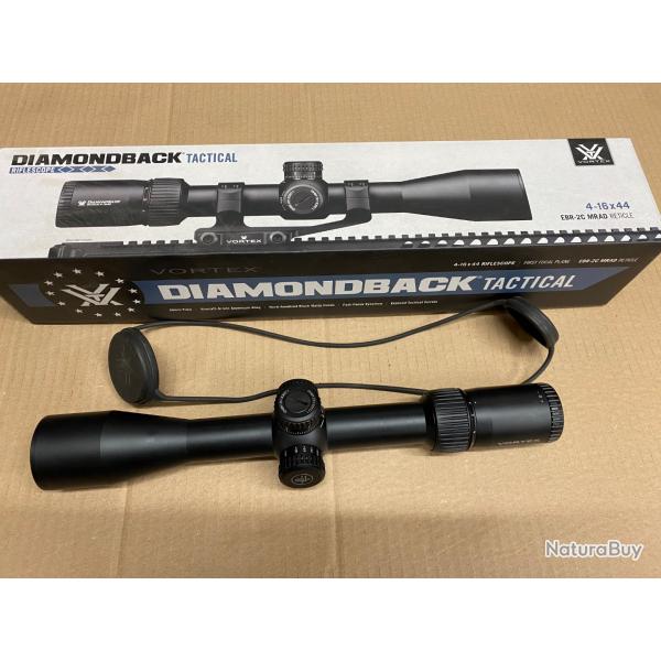 VORTEX DIAMONDBACK 4x16-44 avec colliers Warne