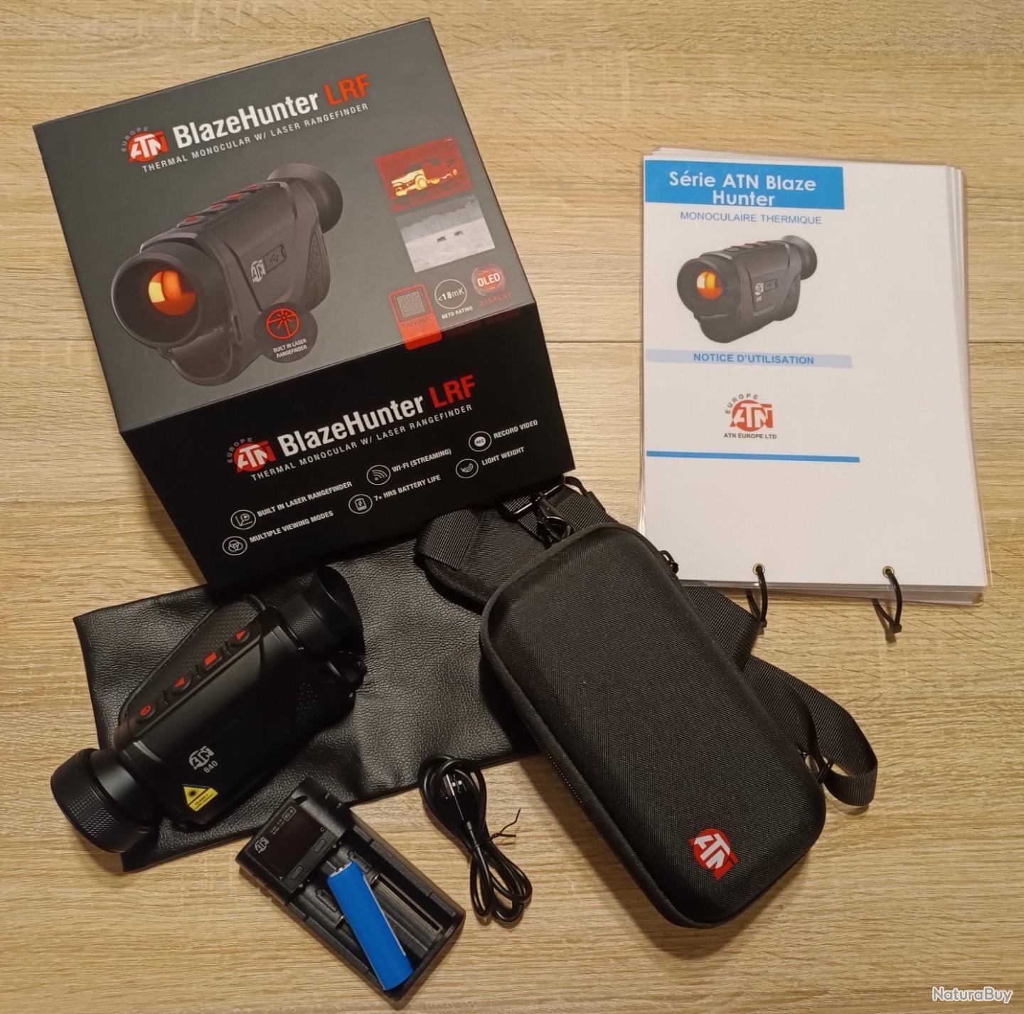 ATN BlazeHunter Pro 3.5-28x Thermal Monocular W/LRF 640x512 (TIMNBLH650LRF - View #2