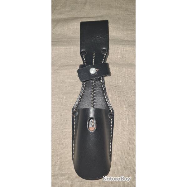 Porte baonnette en cuir noir 98K dat 1942