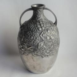 Vase étain F. Cortesi Art Déco