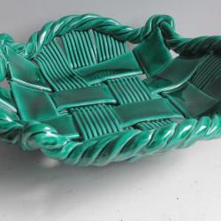 Coupe à fruit céramique tressée Vallauris