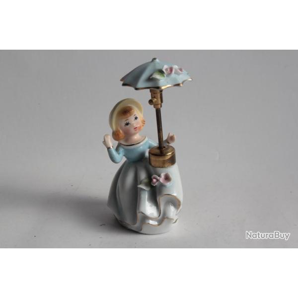 Vaporisateur  parfum figuratif Fillette porcelaine