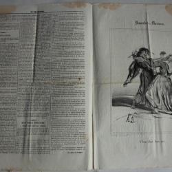 Ancien Journal Le Charivari 4 Août 1840 N° 217 Proverbes