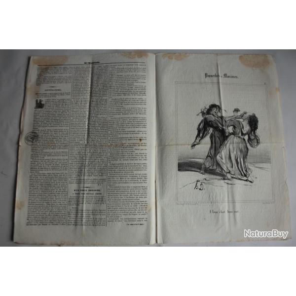Ancien Journal Le Charivari 4 Ao�t 1840 N� 217 Proverbes