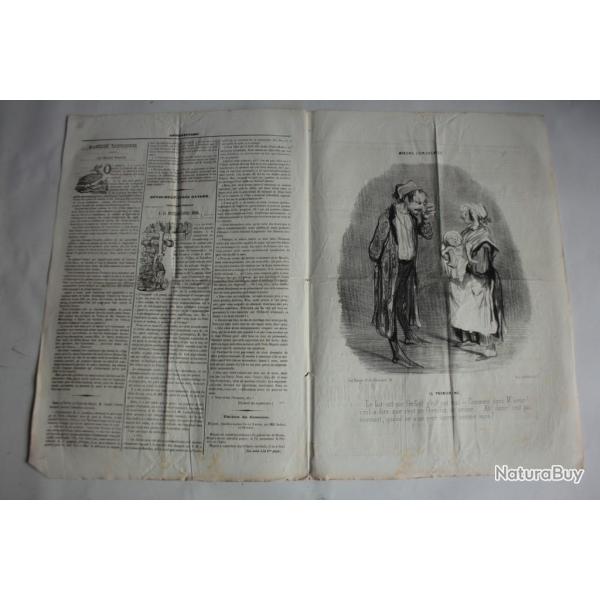 Ancien Journal Le Charivari 23 Aot 1840 N 236 Moeurs Conjugales