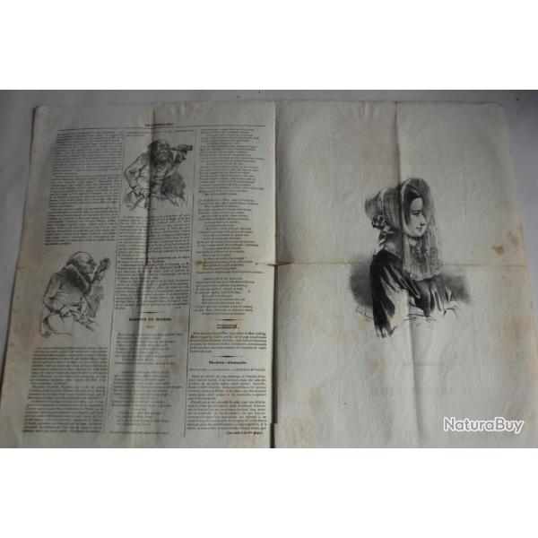 Ancien Journal Le Charivari 7 Septembre 1840 N 252 Mme Lafarge