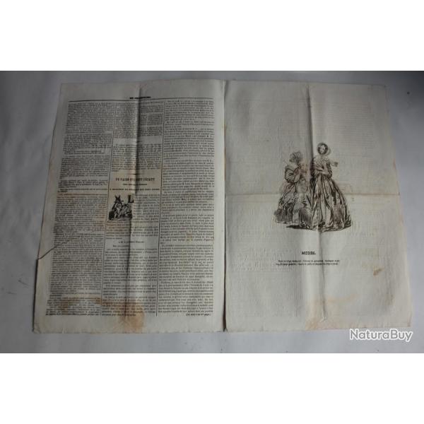 Ancien Journal Le Charivari 14 Aot 1840 N 228 Modes