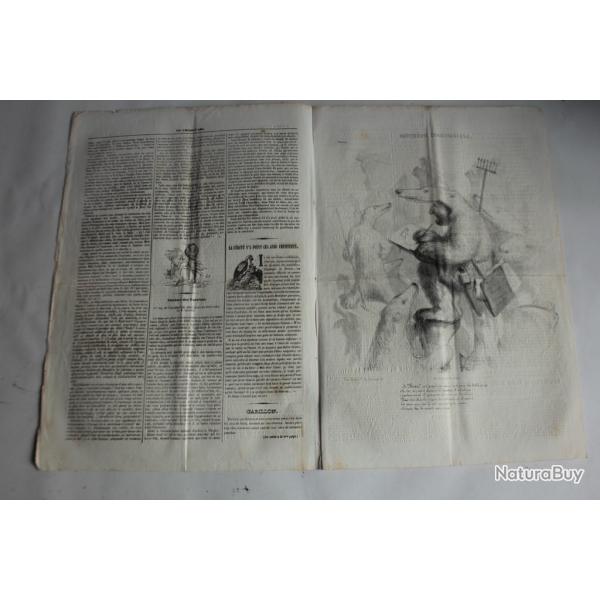 Ancien Journal Le Charivari 11 Septembre 1840 N 256 Panthon Charivarique