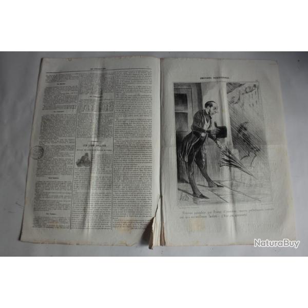 Ancien Journal Le Charivari 27 Septembre 1840 N 227 motions Parisienne