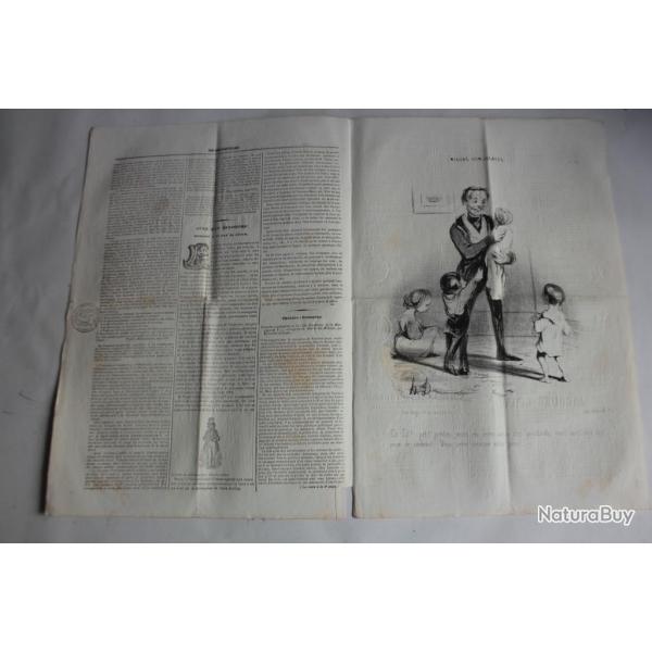 Ancien Journal Le Charivari 5 Juillet 1840 N 187 Moeurs Conjugales