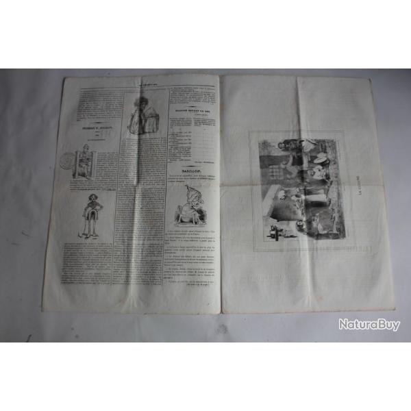 Ancien Journal Le Charivari 8 Septembre 1840 N 253 La Cuisine