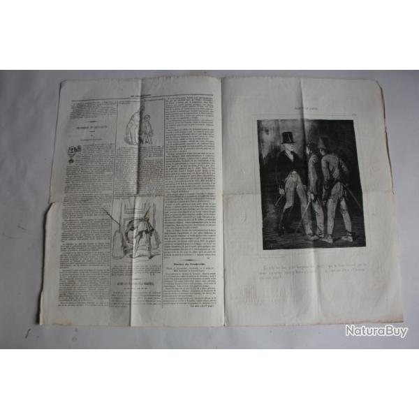 Ancien Journal Le Charivari 16 Aot 1840 N 230 Paris le soir