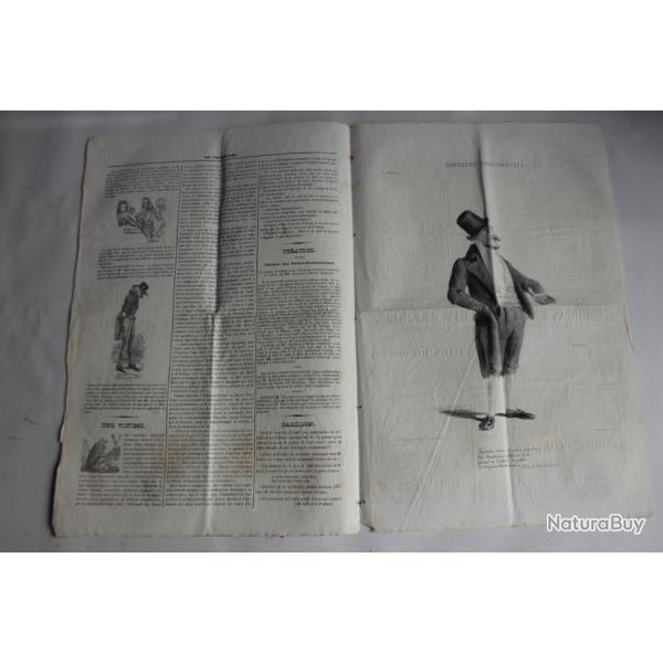 Ancien Journal Le Charivari 26 Septembre 1840 N� 271 Panth�on Charivarique