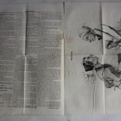 Ancien Journal Le Charivari 8 Juillet 1840 N° 190 Macédoine