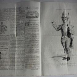 Ancien Journal Le Charivari 18 Septembre 1840 N° 263 Panthéon Charivarique