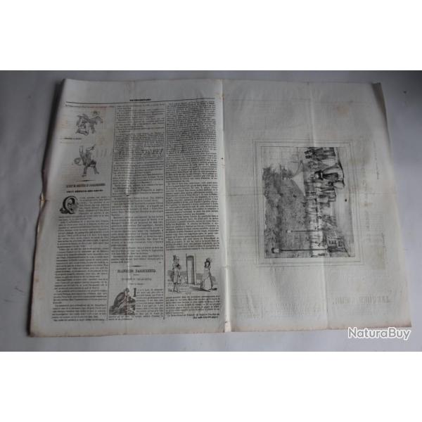 Ancien Journal Le Charivari 21 Juillet 1840 N 203 Jardin palais Royal