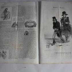 Ancien Journal Le Charivari 10 Juillet 1840 N° 192 Proverbes