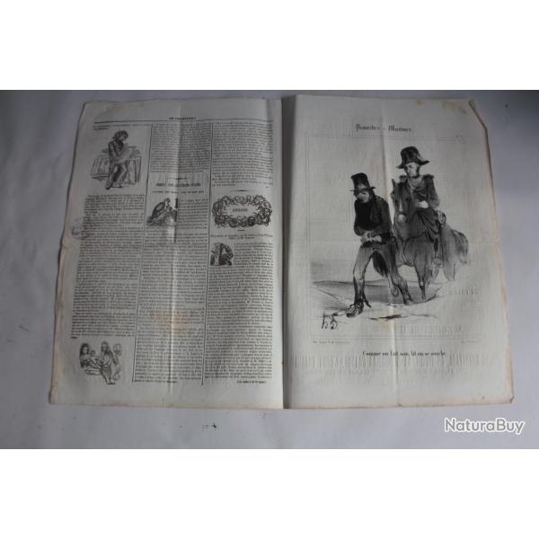 Ancien Journal Le Charivari 10 Juillet 1840 N 192 Proverbes