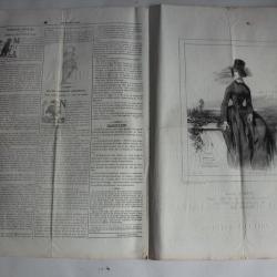 Ancien Journal Le Charivari 1 Août 1840 N° 212 Amazone Humann
