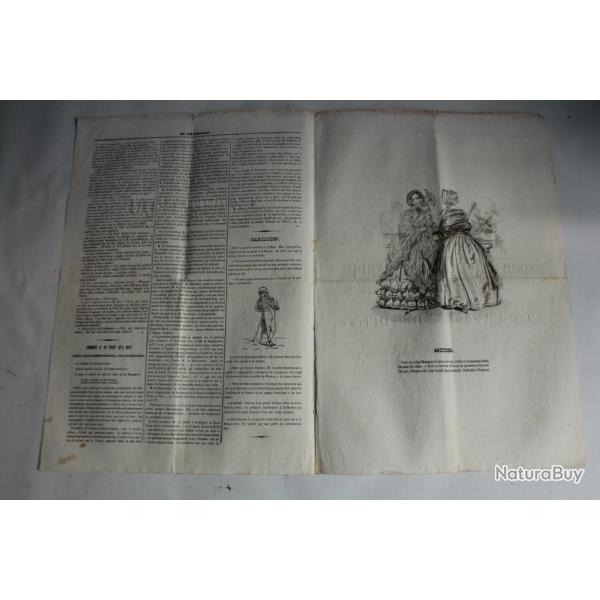 Ancien Journal Le Charivari 8 Ao�t 1840 N� 221 Modes
