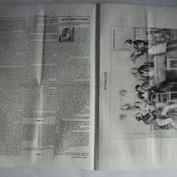 Ancien Journal Le Charivari 12 Septembre 1840 N° 257 Actualités