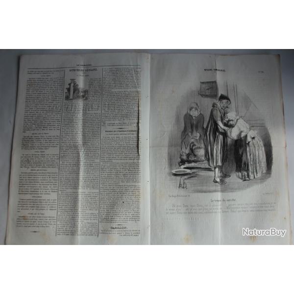 Ancien Journal Le Charivari 30 Septembre 1840 N 275 Moeurs Conjugales