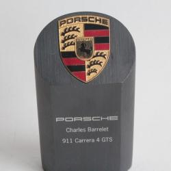 Trophée de bureau PORSCHE 911 Carrera 4 GTS Charles Barrelet