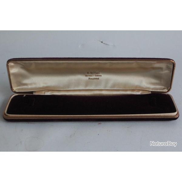 crin velours pour montre bracelet H. Vuille fils Neuchtel