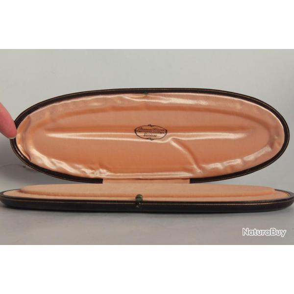 crin pour collier bijoux cuir dor au fer XIXe sicle Rigacci Genve