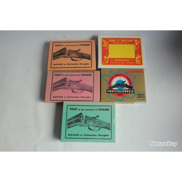 Anciennes boites Cartouches Plombs Chasse