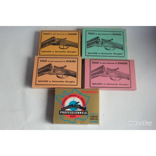 Anciennes boites Cartouches Plombs Chasse