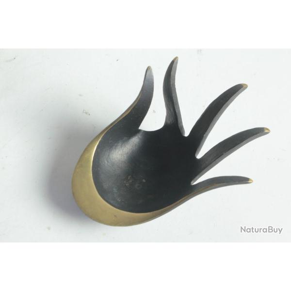 Walter BOSSE Bronze Viennois Cendrier Poisson Herta Baller