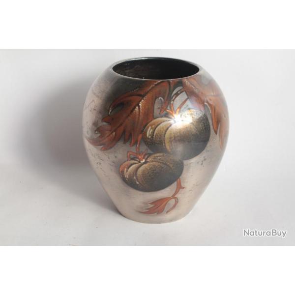 IKORA Vase Dinanderie Art dco Germany WMF 1930
