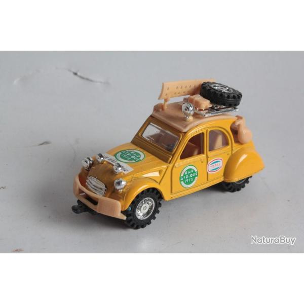 MC TOYS Voiture miniature 2 CV raid Afrique 1973