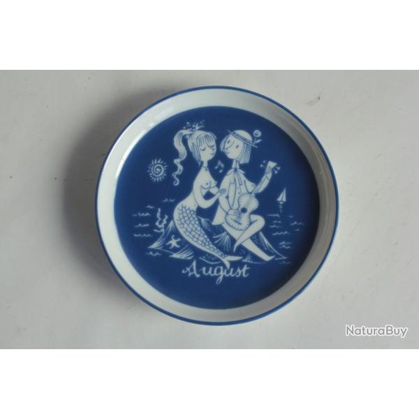 PEYNET Coupelle porcelaine Calendrier Ao�t Rosenthal Studio-Linie