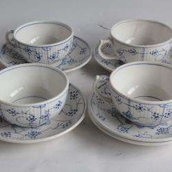 Tasses faïence Sarreguemines Copenhague