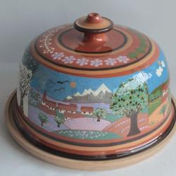 Cloche à fromage Poterie d'art Folklore Suisse Art populaire