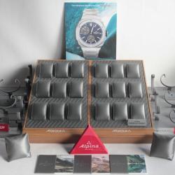 ALPINA Présentoirs montres vitrine magasin