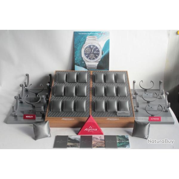 ALPINA Prsentoirs montres vitrine magasin