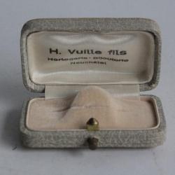Ancien petit écrin pour bijoux H. Vuille fils Neuchâtel