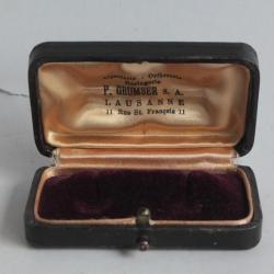 Ancien écrin pour bijoux P. Grumser Lausanne