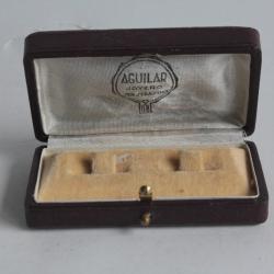 Ancien écrin pour boutons de manchette Aguilar San Sebastian